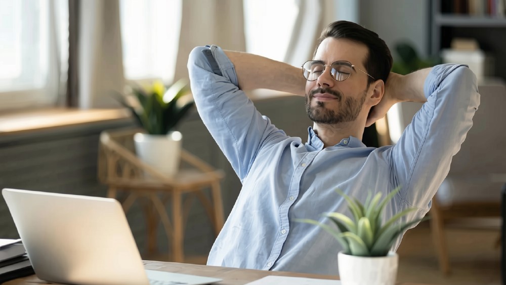 Investor reviewing the performance of a property portfolio