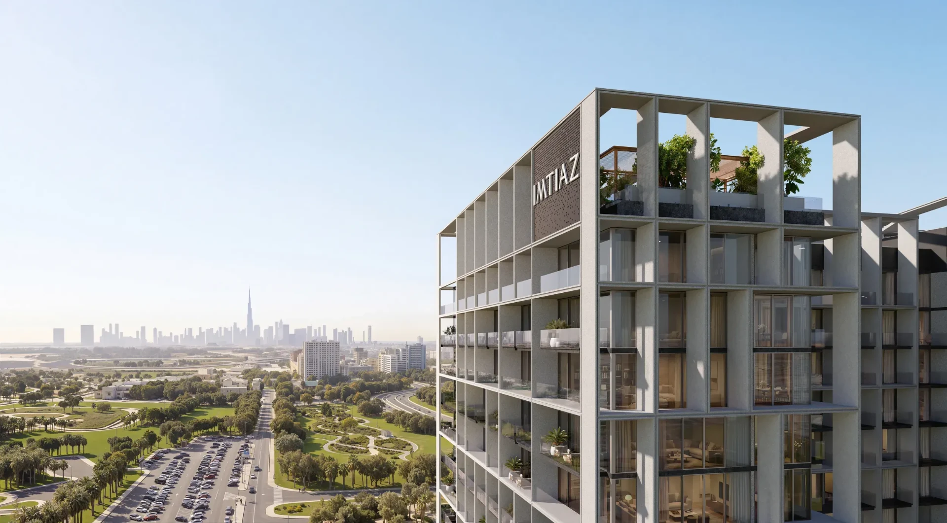 Architecture de KORE by Imtiaz à Dubailand Residence Complex